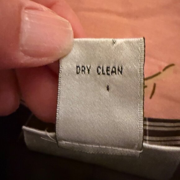 VTG Style & Co. Collection Womens Plaid 100% Silk lined trouser Pants14 Holiday - Picture 5 of 11